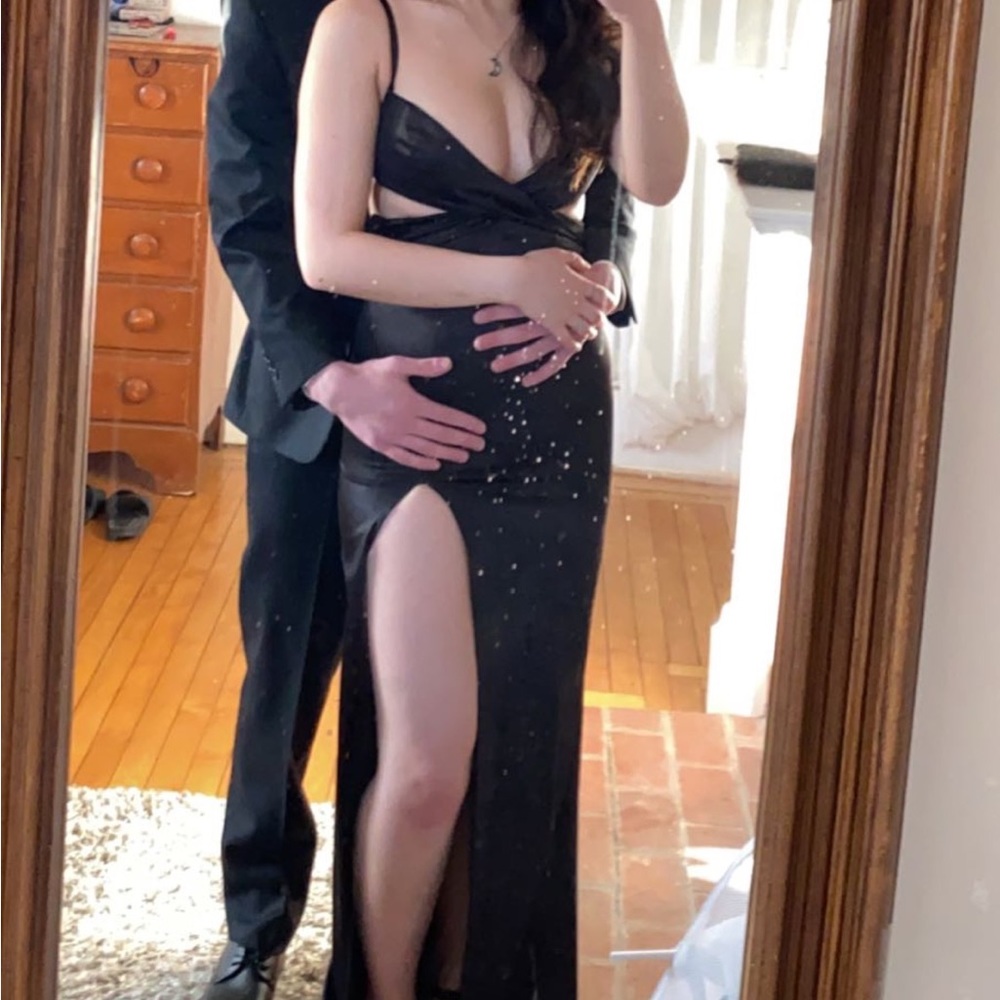 Lovers and Friends Silk Cutout Savannah Gown - Picture 6 of 8